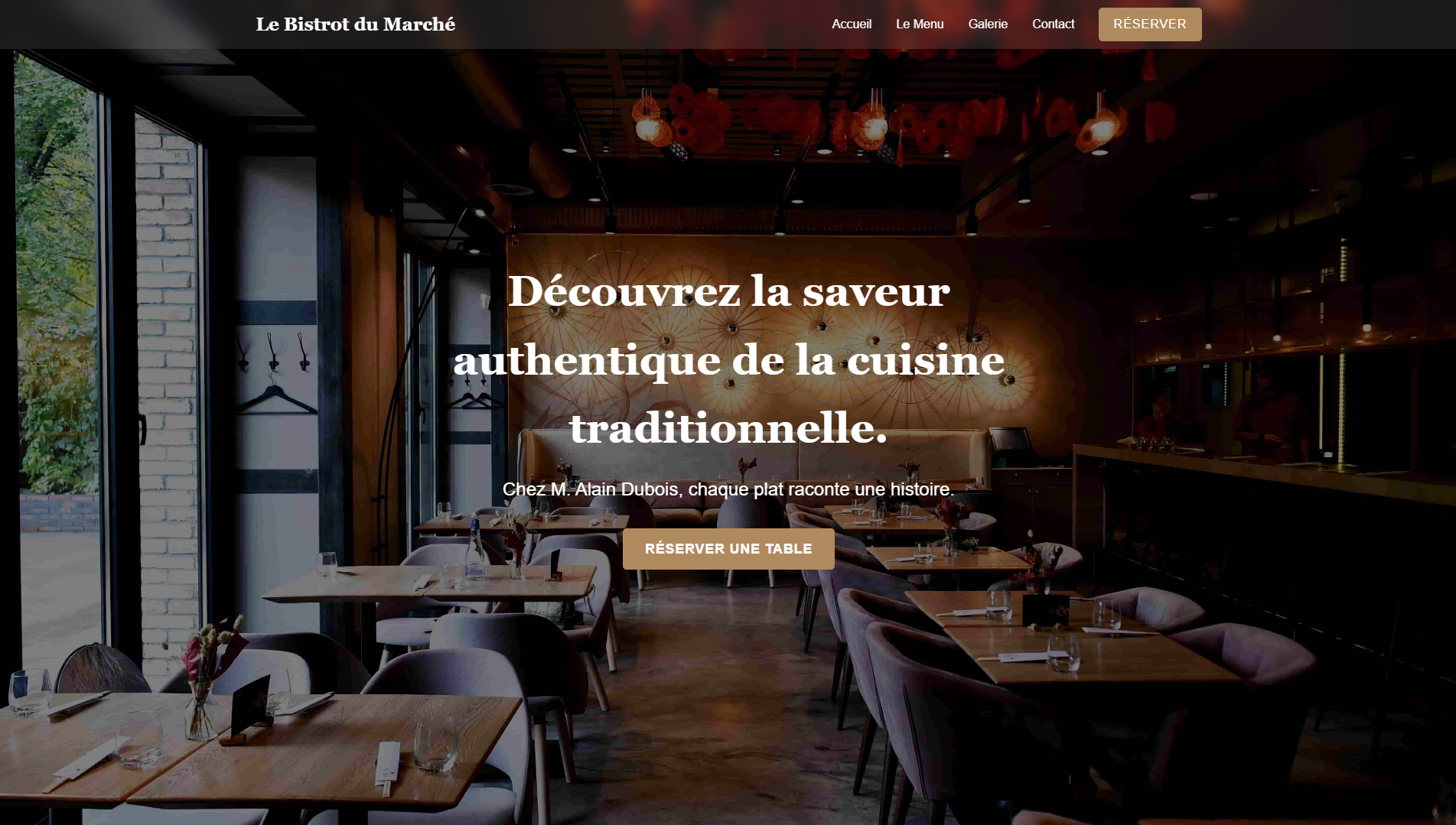 Site pour un restaurant avec intégration d'API – Projet 10